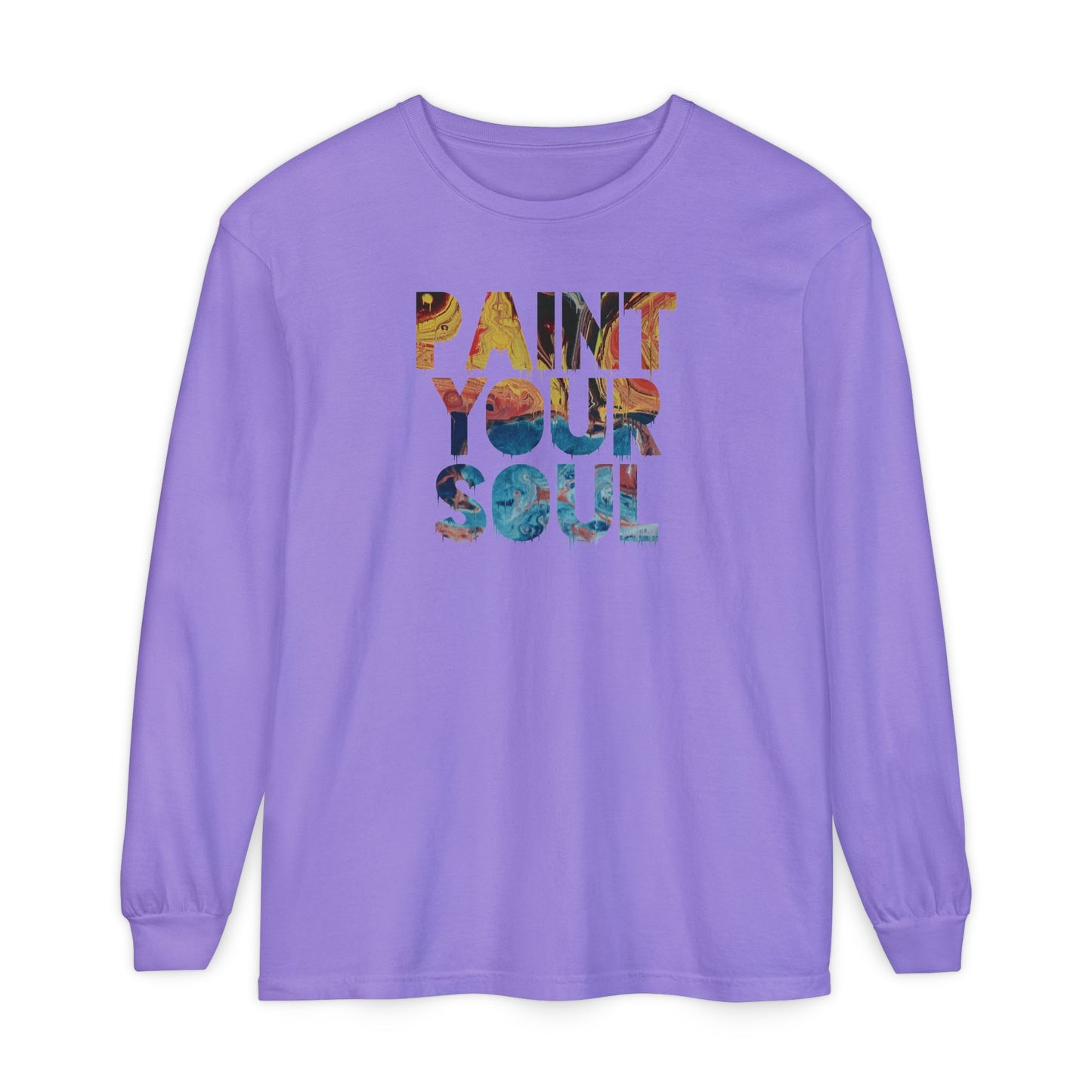 PAINT YOUR SOUL - Comfy Long-Sleeve Shirt - Adult/Unisex