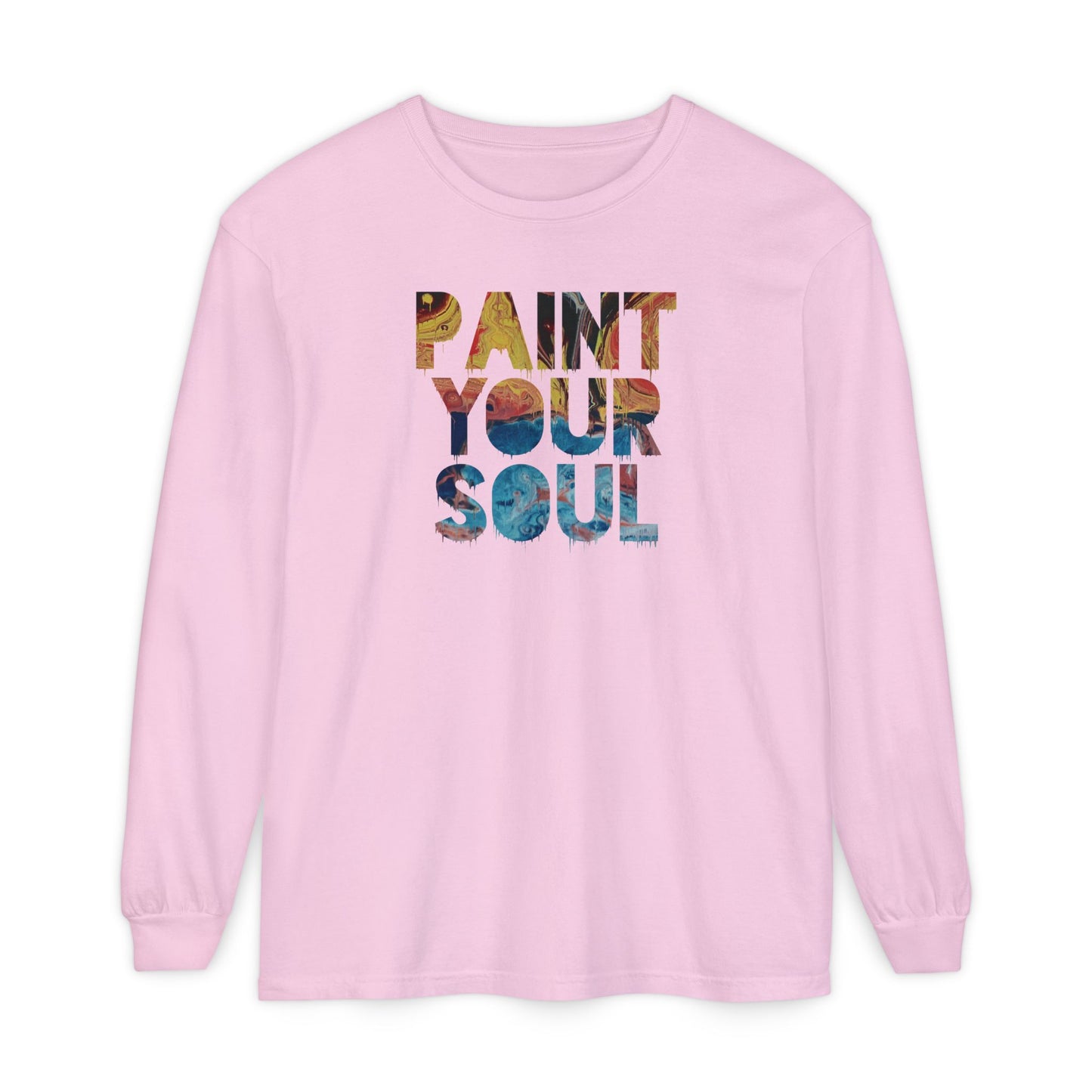 PAINT YOUR SOUL - Comfy Long-Sleeve Shirt - Adult/Unisex