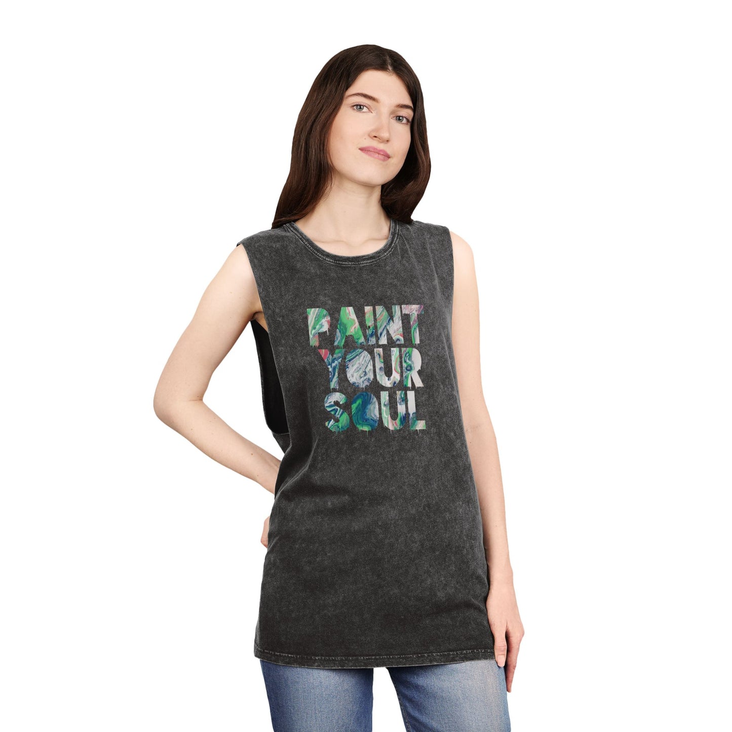 PAINT YOUR SOUL - Stonewash Tank - Adult/Unisex