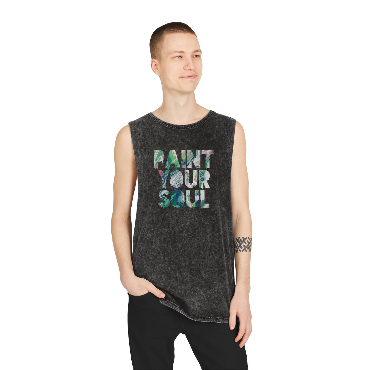 PAINT YOUR SOUL - Stonewash Tank - Adult/Unisex