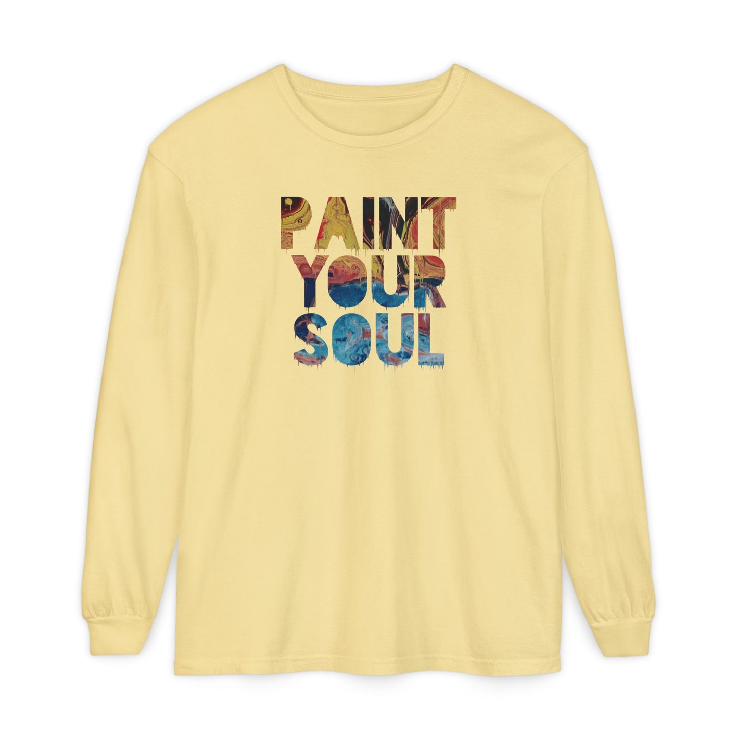 PAINT YOUR SOUL - Comfy Long-Sleeve Shirt - Adult/Unisex
