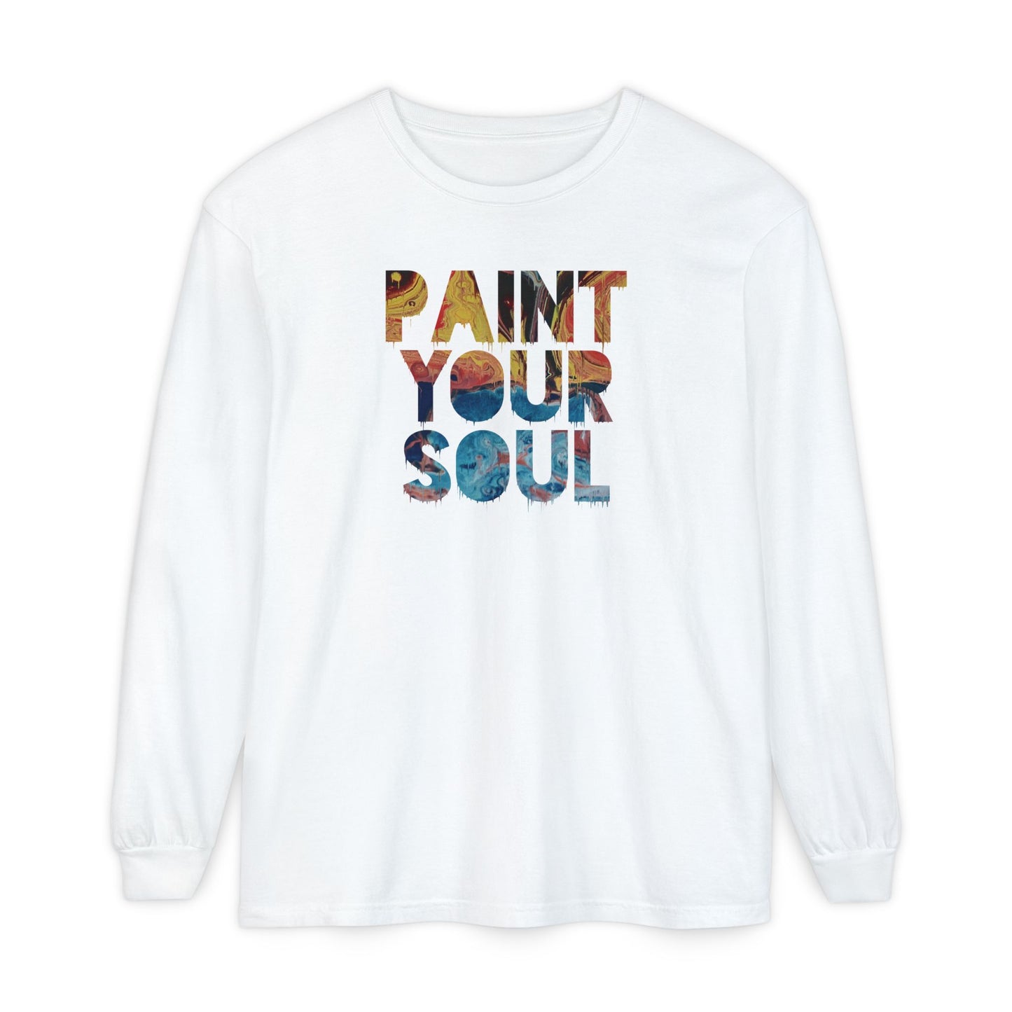 PAINT YOUR SOUL - Comfy Long-Sleeve Shirt - Adult/Unisex