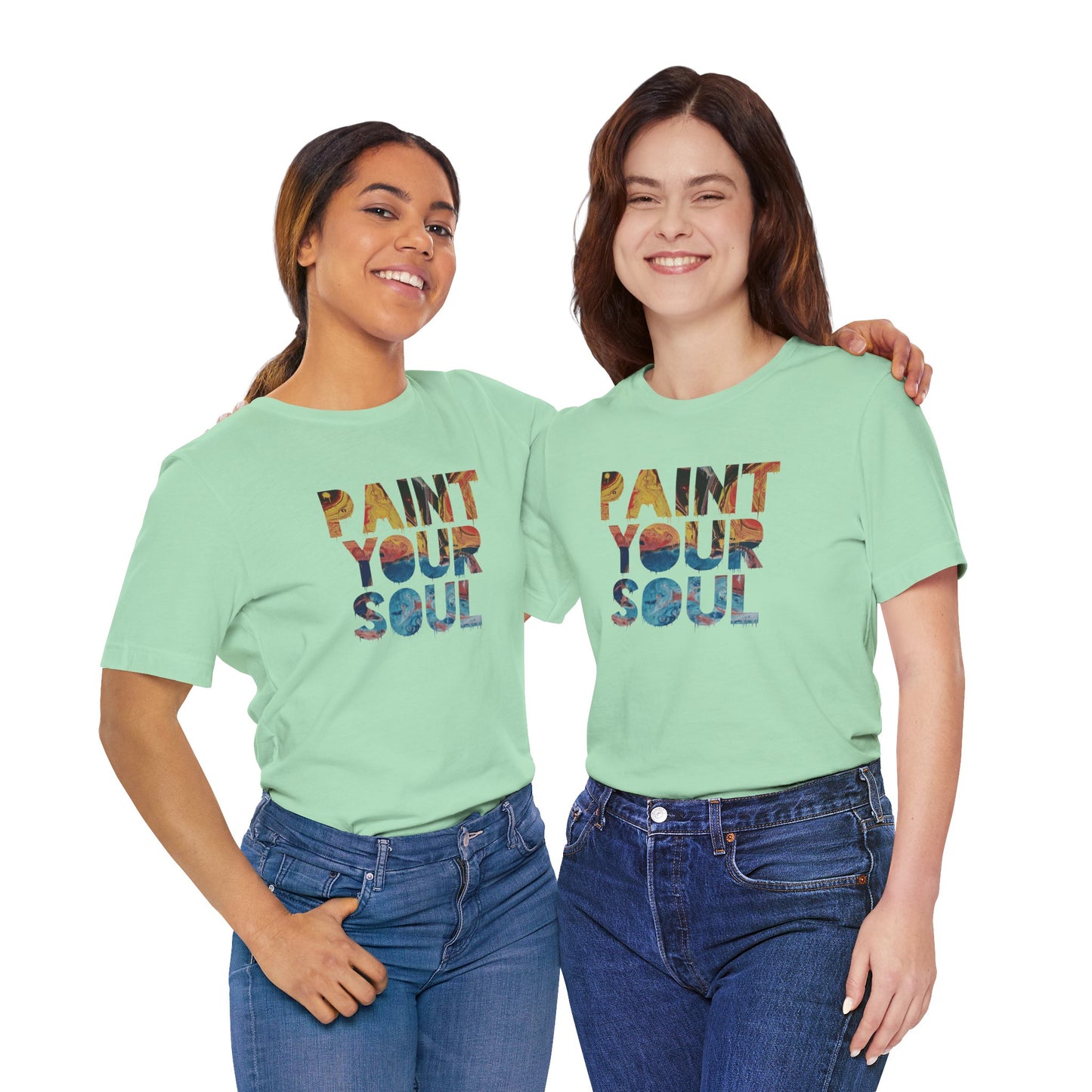 PAINT YOUR SOUL - Soft Cotton Tee - Adult/Unisex