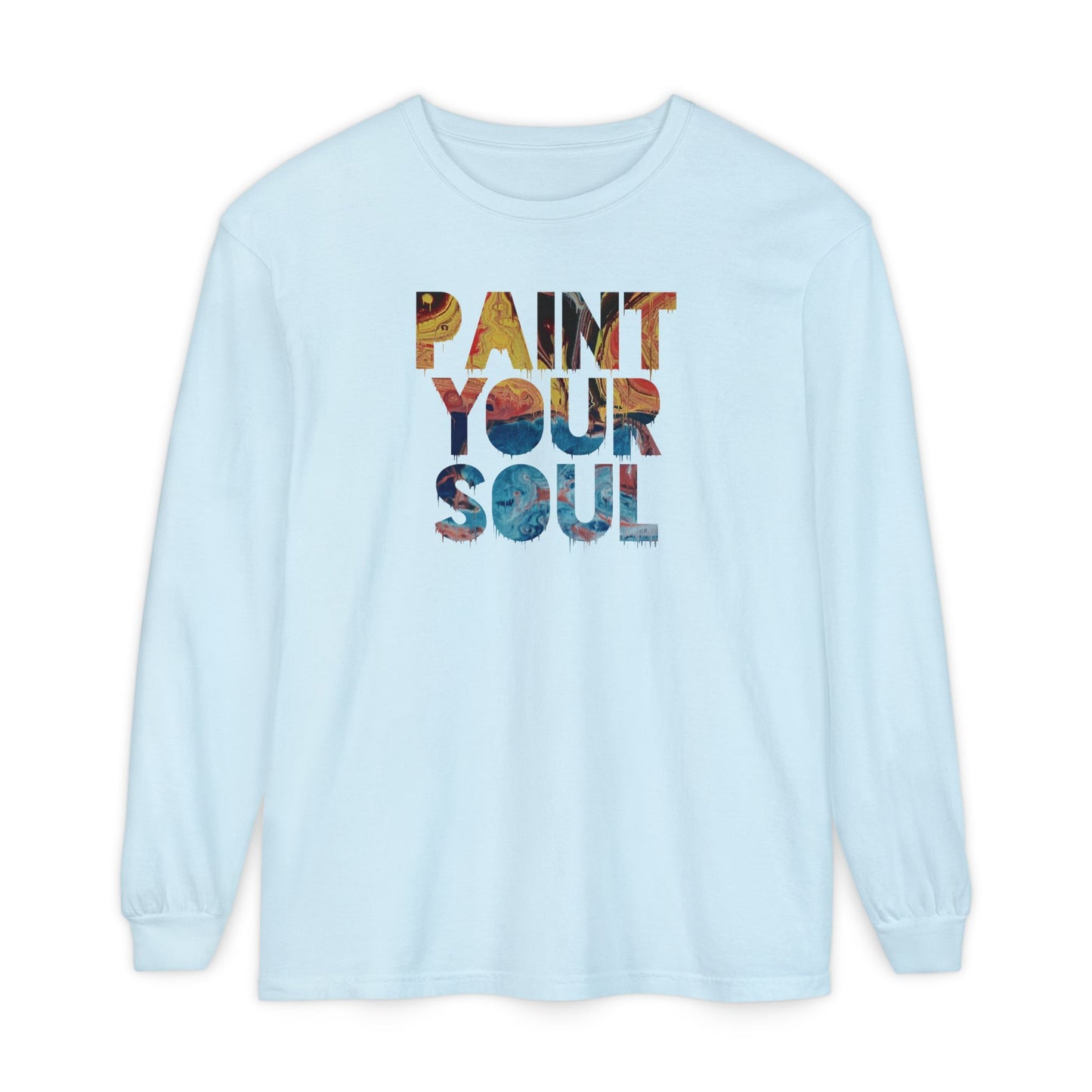 PAINT YOUR SOUL - Comfy Long-Sleeve Shirt - Adult/Unisex