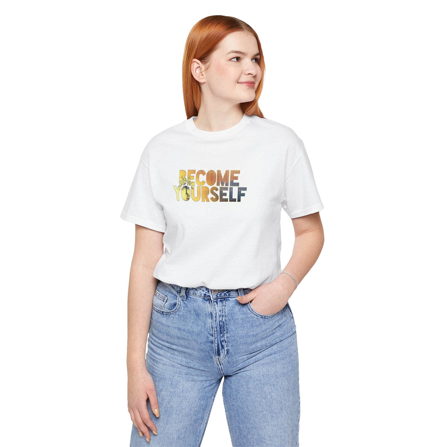 BECOME YOURSELF T-SHIRT | 100% COTTON | SUPER SOFT