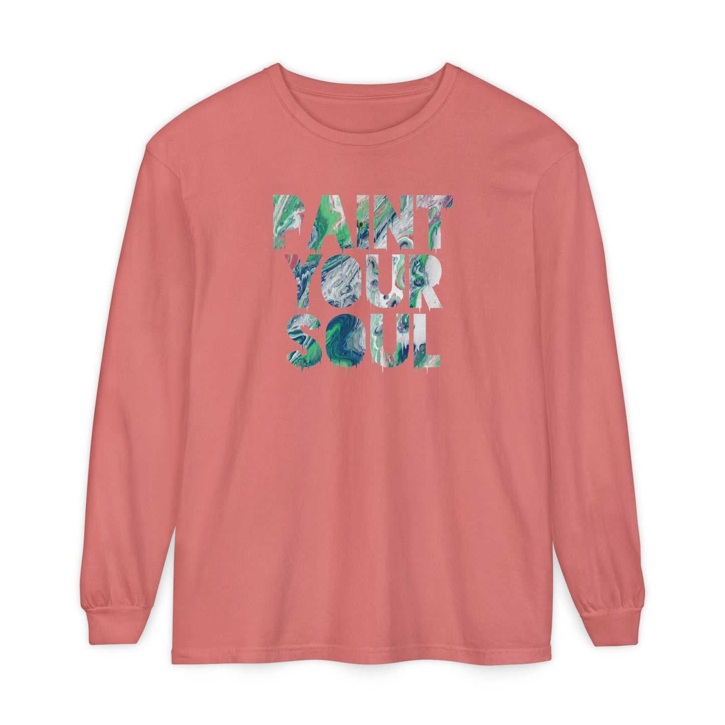 PAINT YOUR SOUL - Comfy Long-Sleeve Shirt - Adult/Unisex