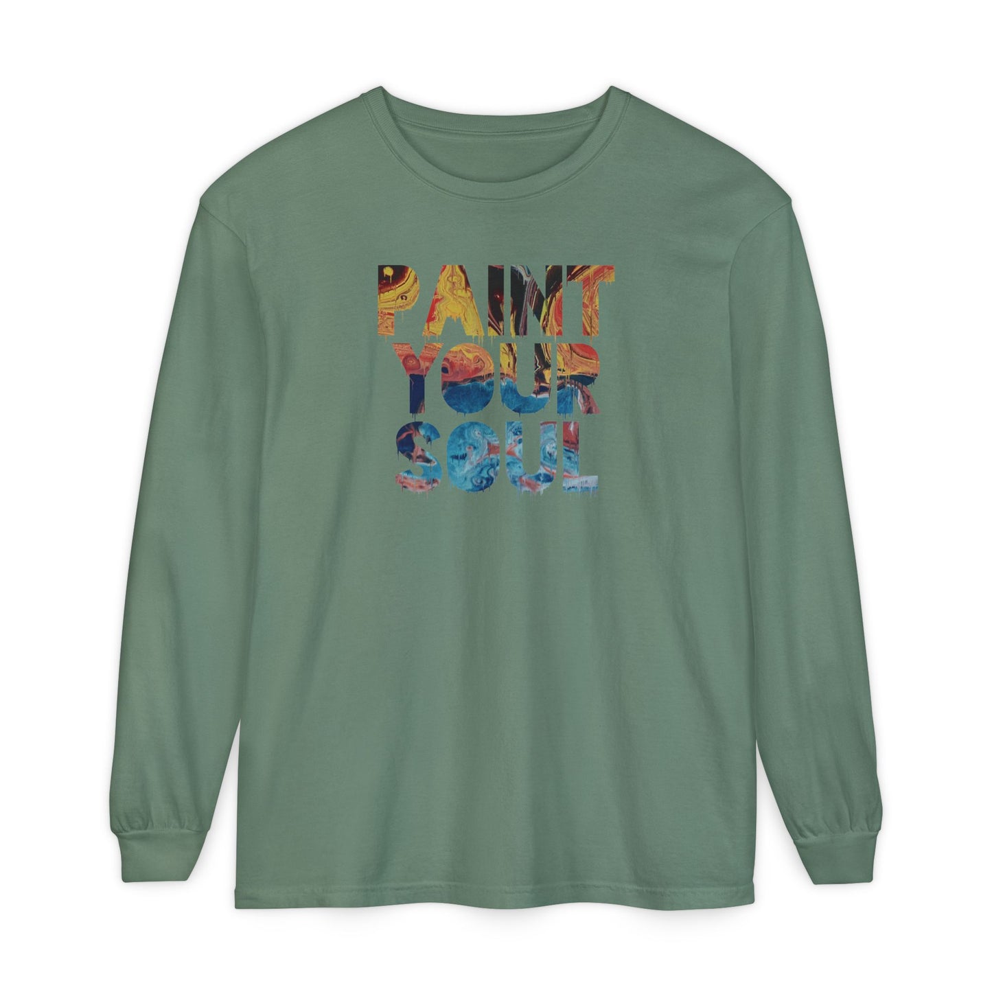 PAINT YOUR SOUL - Comfy Long-Sleeve Shirt - Adult/Unisex