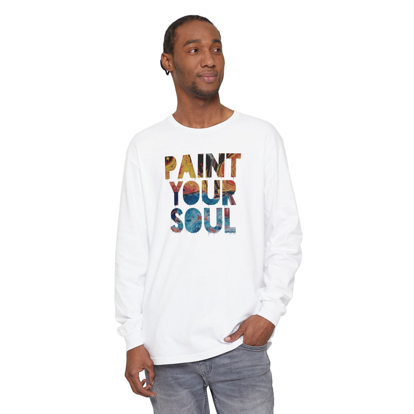 PAINT YOUR SOUL - Comfy Long-Sleeve Shirt - Adult/Unisex