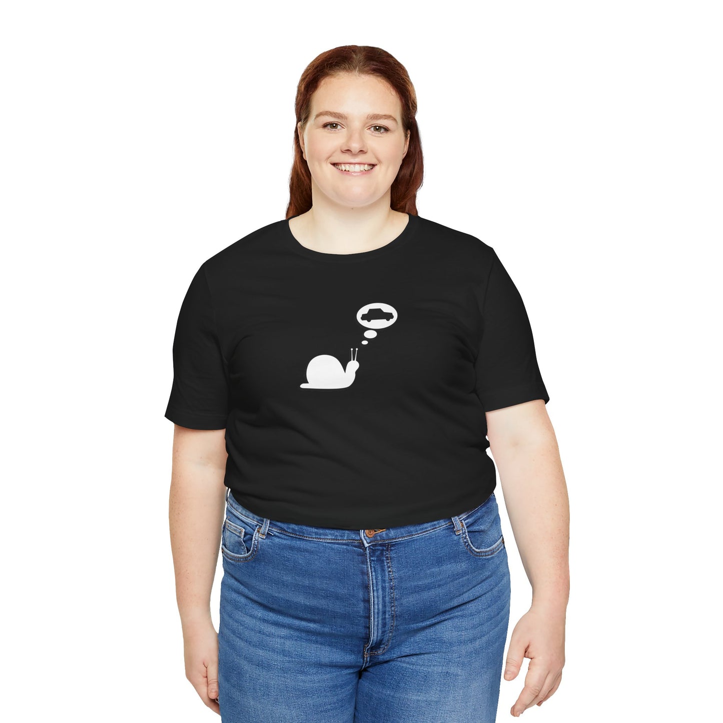 Snail Yearns to Go Fast - Soft Cotton Tee - Adult/Unisex