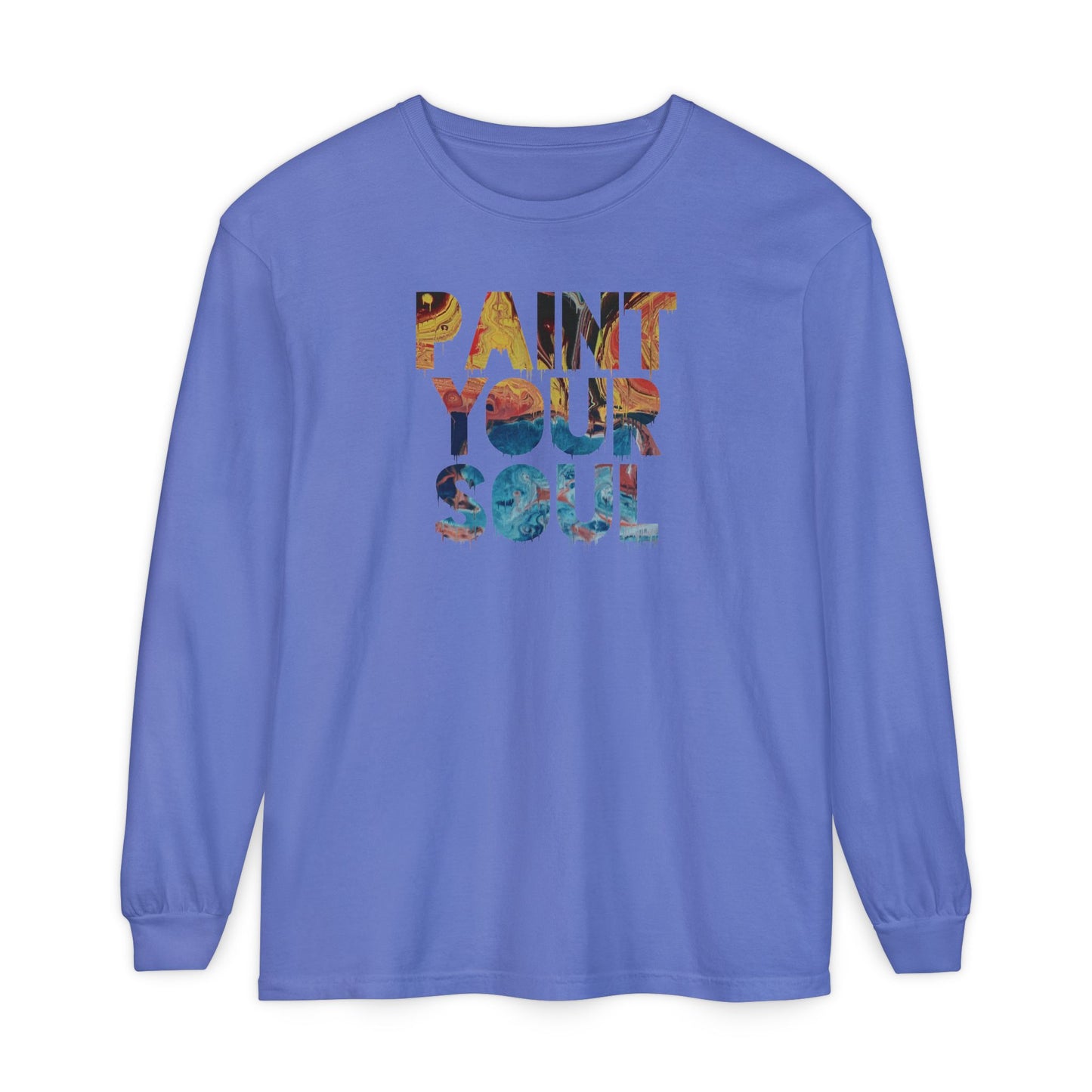 PAINT YOUR SOUL - Comfy Long-Sleeve Shirt - Adult/Unisex