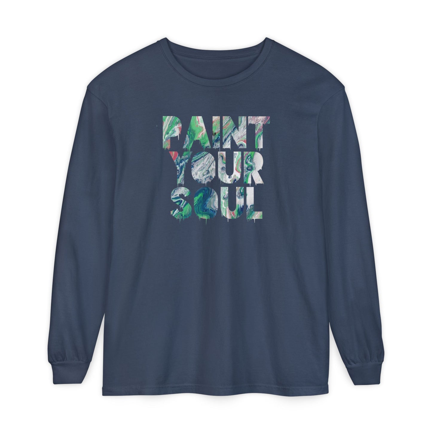 PAINT YOUR SOUL - Comfy Long-Sleeve Shirt - Adult/Unisex