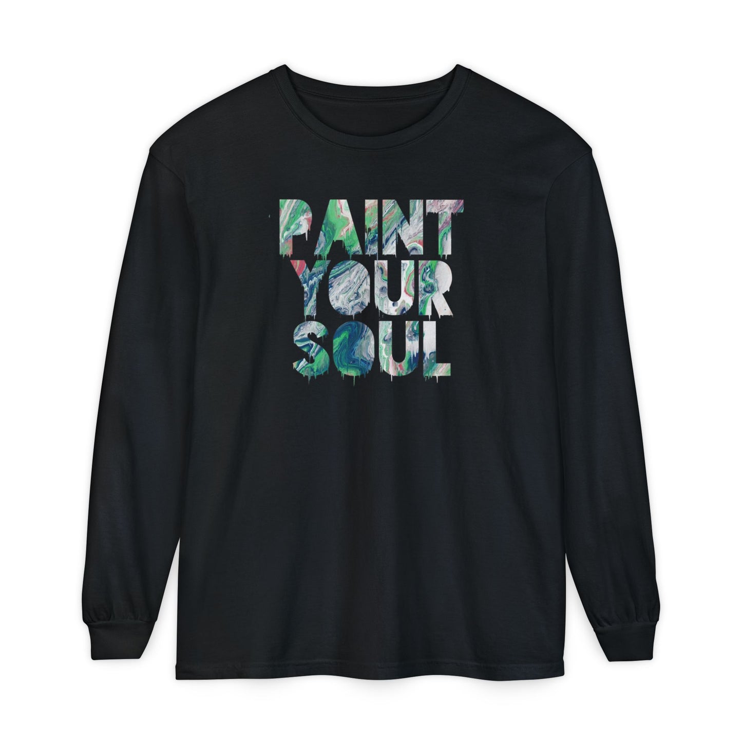 PAINT YOUR SOUL - Comfy Long-Sleeve Shirt - Adult/Unisex