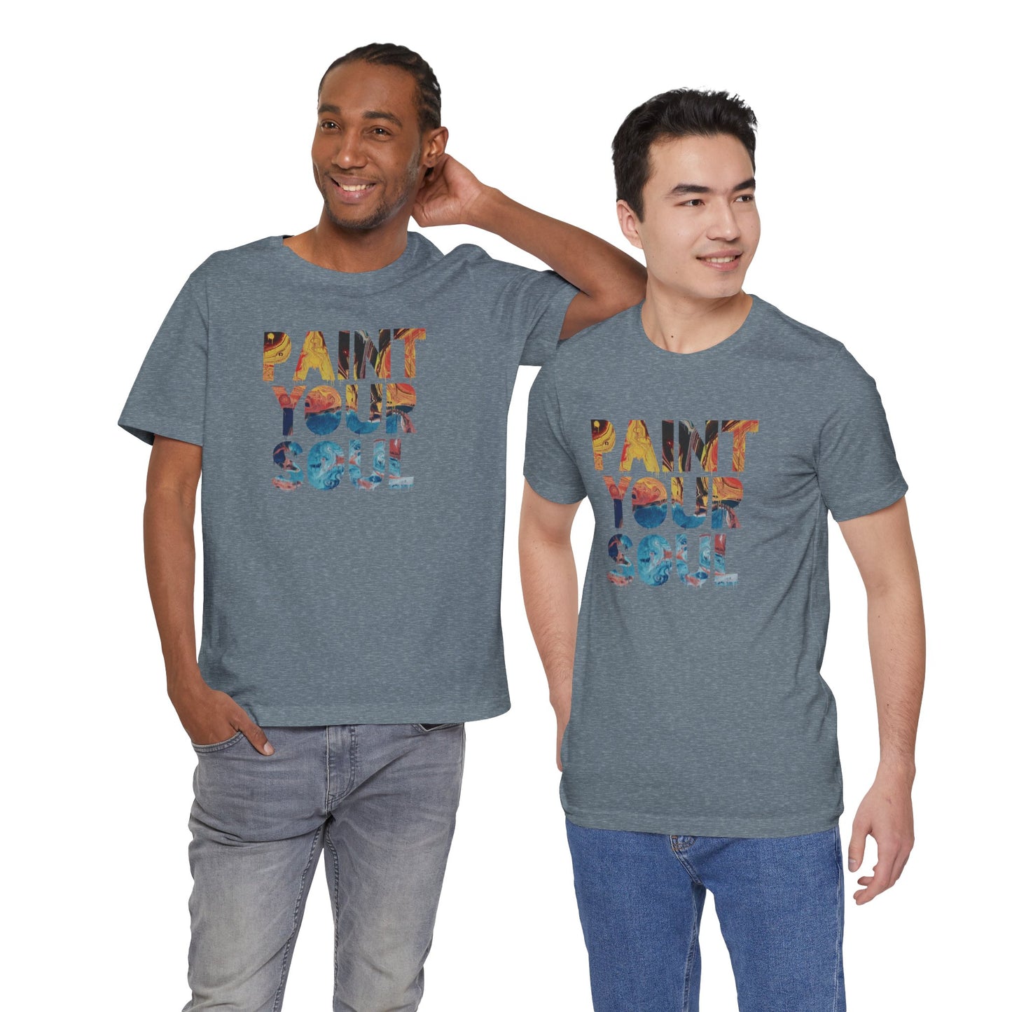 PAINT YOUR SOUL - Soft Cotton Tee - Adult/Unisex