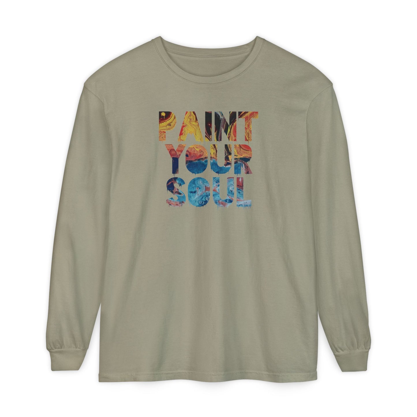 PAINT YOUR SOUL - Comfy Long-Sleeve Shirt - Adult/Unisex