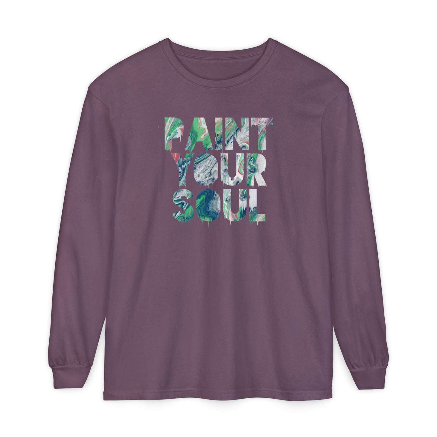 PAINT YOUR SOUL - Comfy Long-Sleeve Shirt - Adult/Unisex