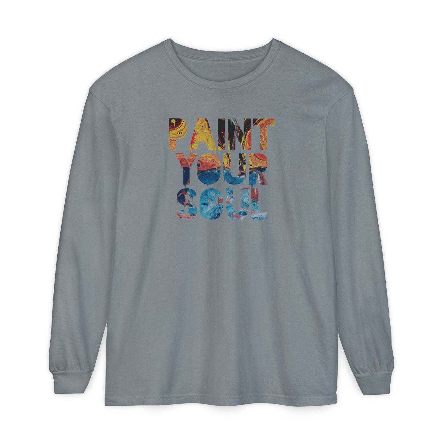 PAINT YOUR SOUL - Comfy Long-Sleeve Shirt - Adult/Unisex