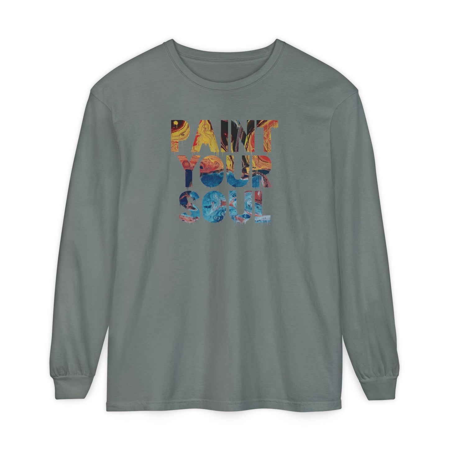 PAINT YOUR SOUL - Comfy Long-Sleeve Shirt - Adult/Unisex