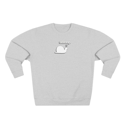 My Snail Wife Left Me - Cozy Crewneck Sweater - Adult/Unisex