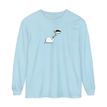 Snail Yearns to Go Fast - Comfy Long-Sleeve Shirt - Adult/Unisex