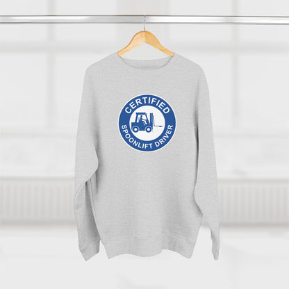 Spoonlift Driver - Cozy Crewneck Sweater - Adult/Unisex