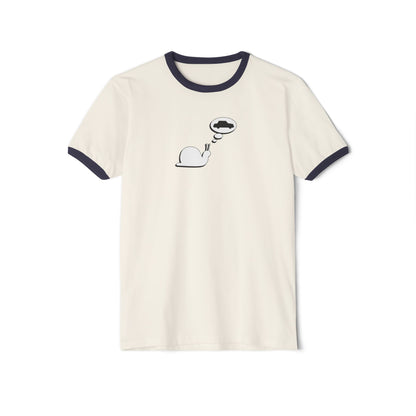 Snail Yearns to Go Fast - Comfy Ring T-Shirt - Adult/Unisex