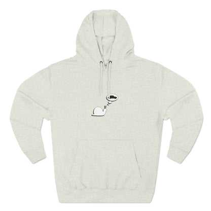 Snail Yearns to Go Fast - Cozy Fleece Hoodie - Adult/Unisex