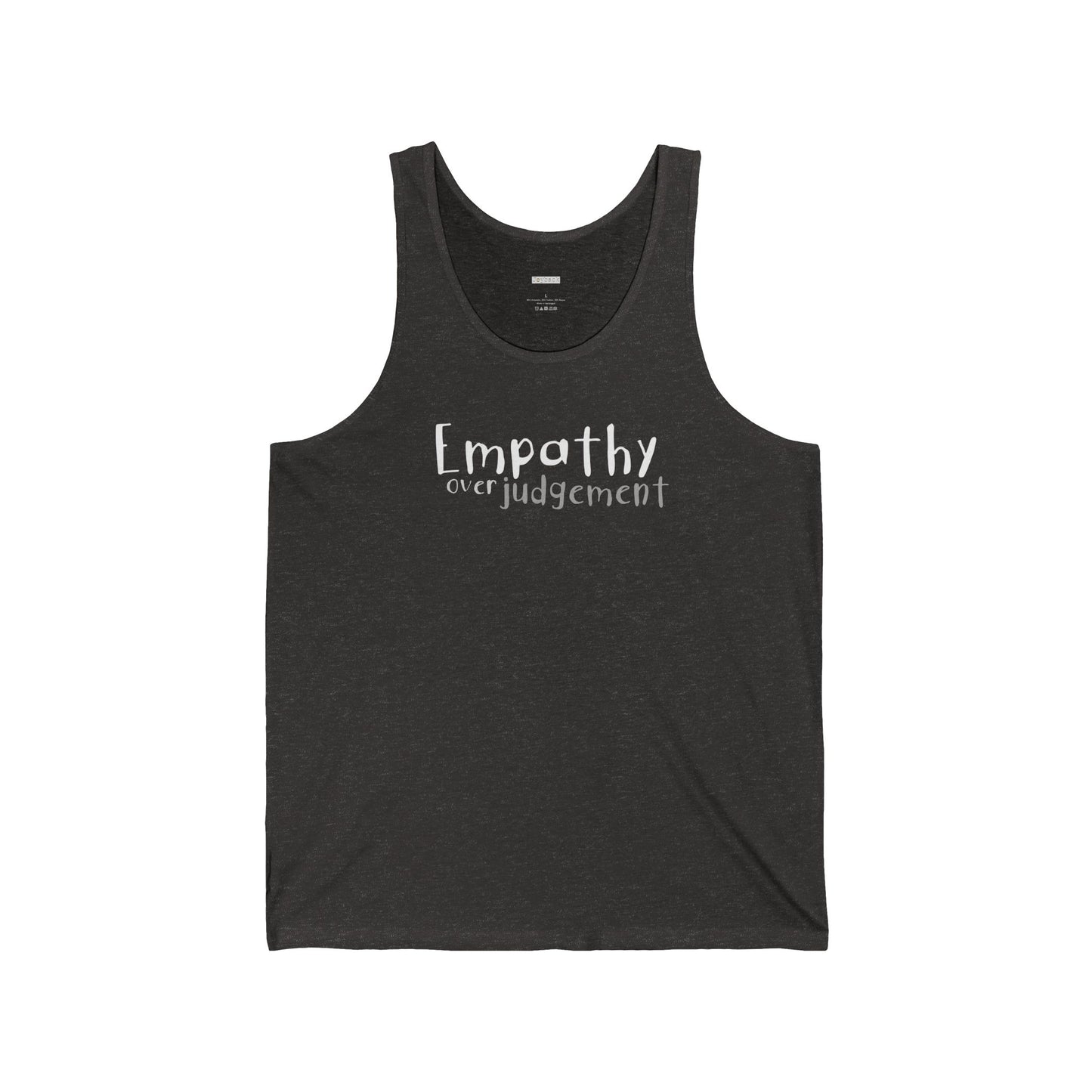 Empathy Over Judgement - Unisex Jersey Tank - Adult/Unisex