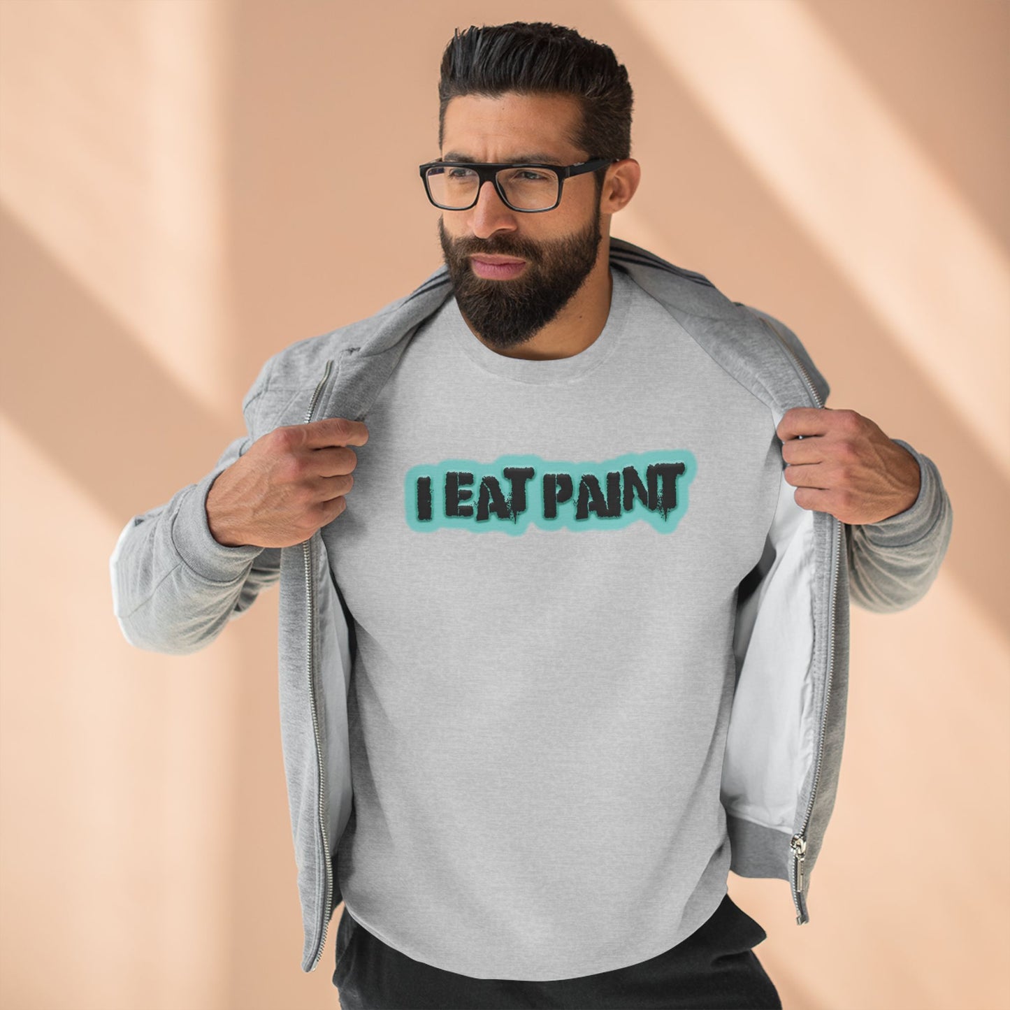 I Eat Paint - Cozy Crewneck Sweater - Adult/Unisex