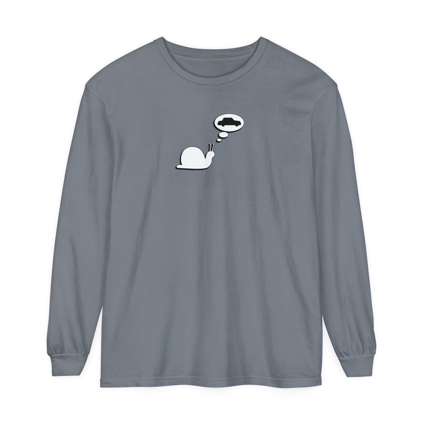 Snail Yearns to Go Fast - Comfy Long-Sleeve Shirt - Adult/Unisex