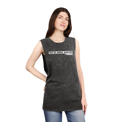 You're Doing Amazing - Stonewash Tank - Adult/Unisex