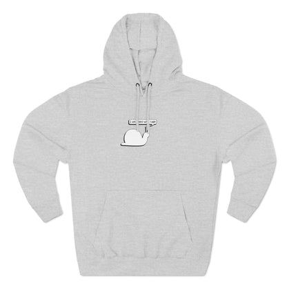 I Am Filled With Rage Snail - Cozy Fleece Hoodie - Adult/Unisex