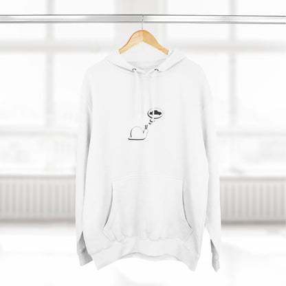 Snail Yearns to Go Fast - Cozy Fleece Hoodie - Adult/Unisex