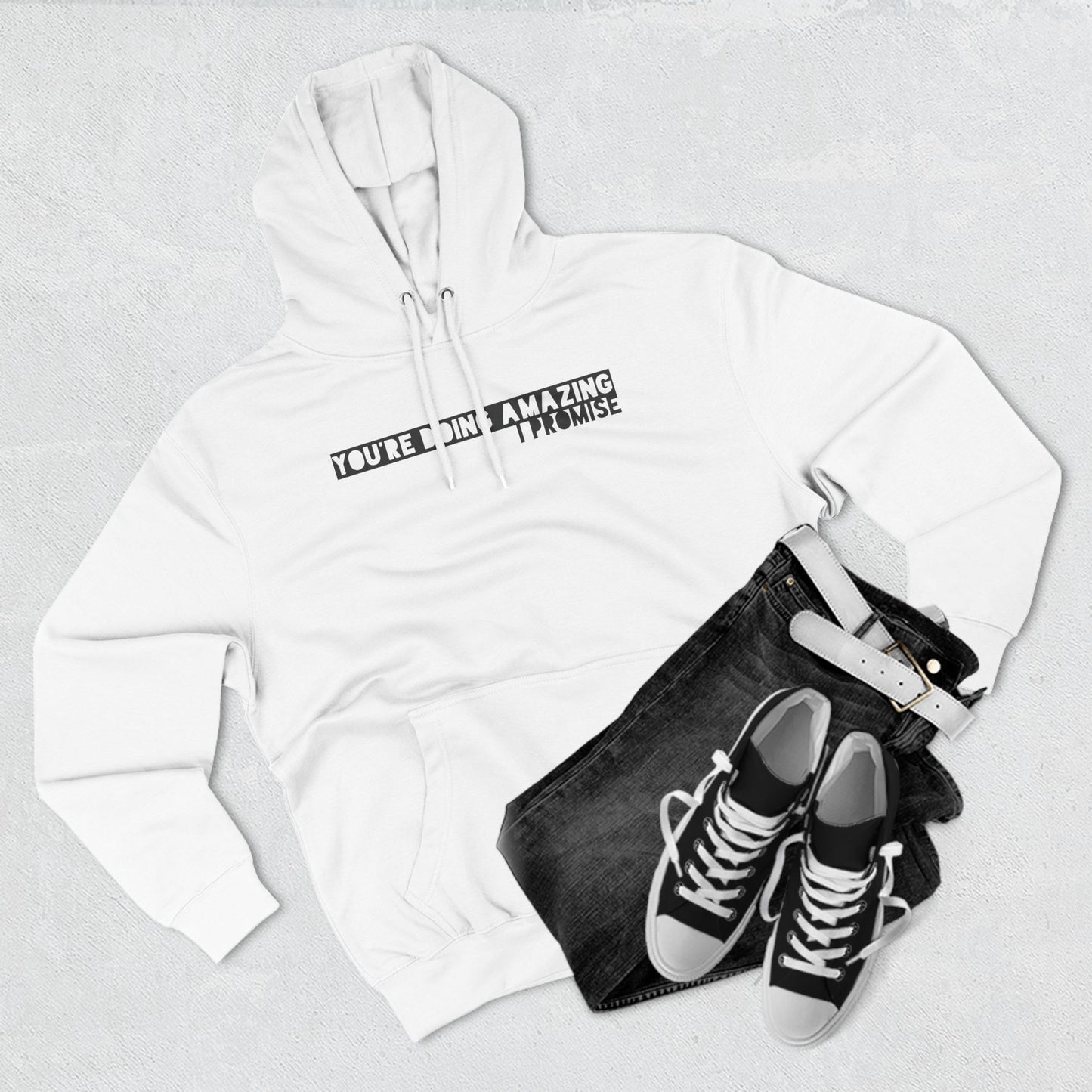 You're Doing Amazing - Cozy Fleece Hoodie - Adult/Unisex