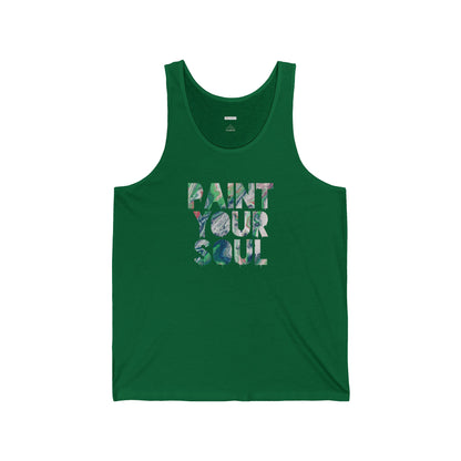 PAINT YOUR SOUL - Unisex Jersey Tank - Adult/Unisex