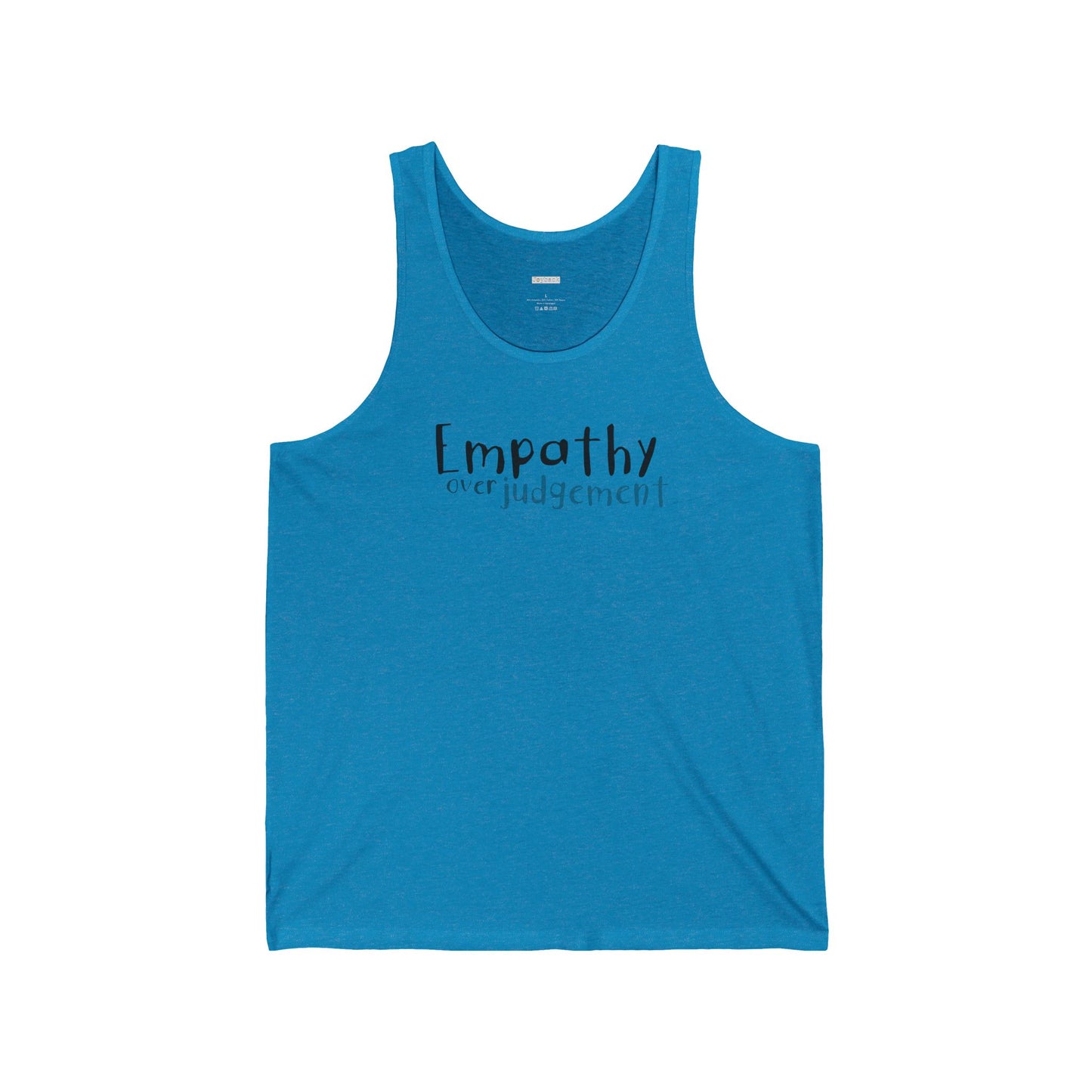 Empathy Over Judgement - Unisex Jersey Tank - Adult/Unisex