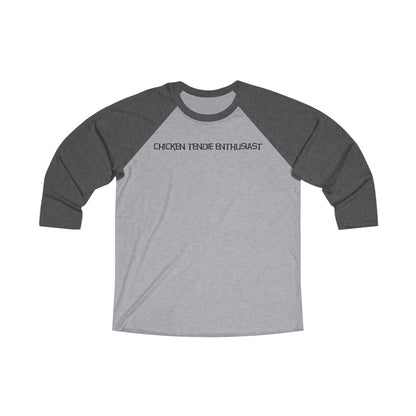 Chicken Tendie Enthusiast - Comfy Baseball Tee - Adult/Unisex