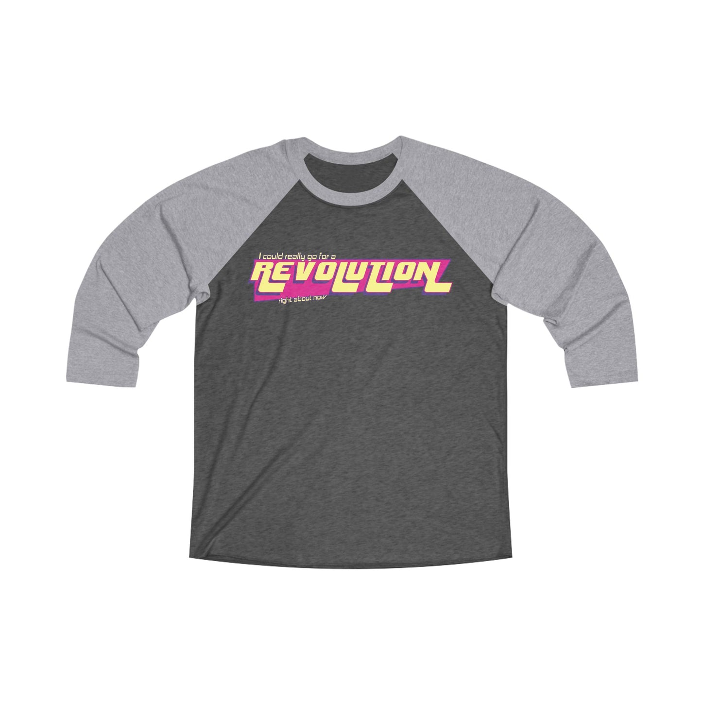 Revolution - Comfy Baseball Tee - Unisex/Adult