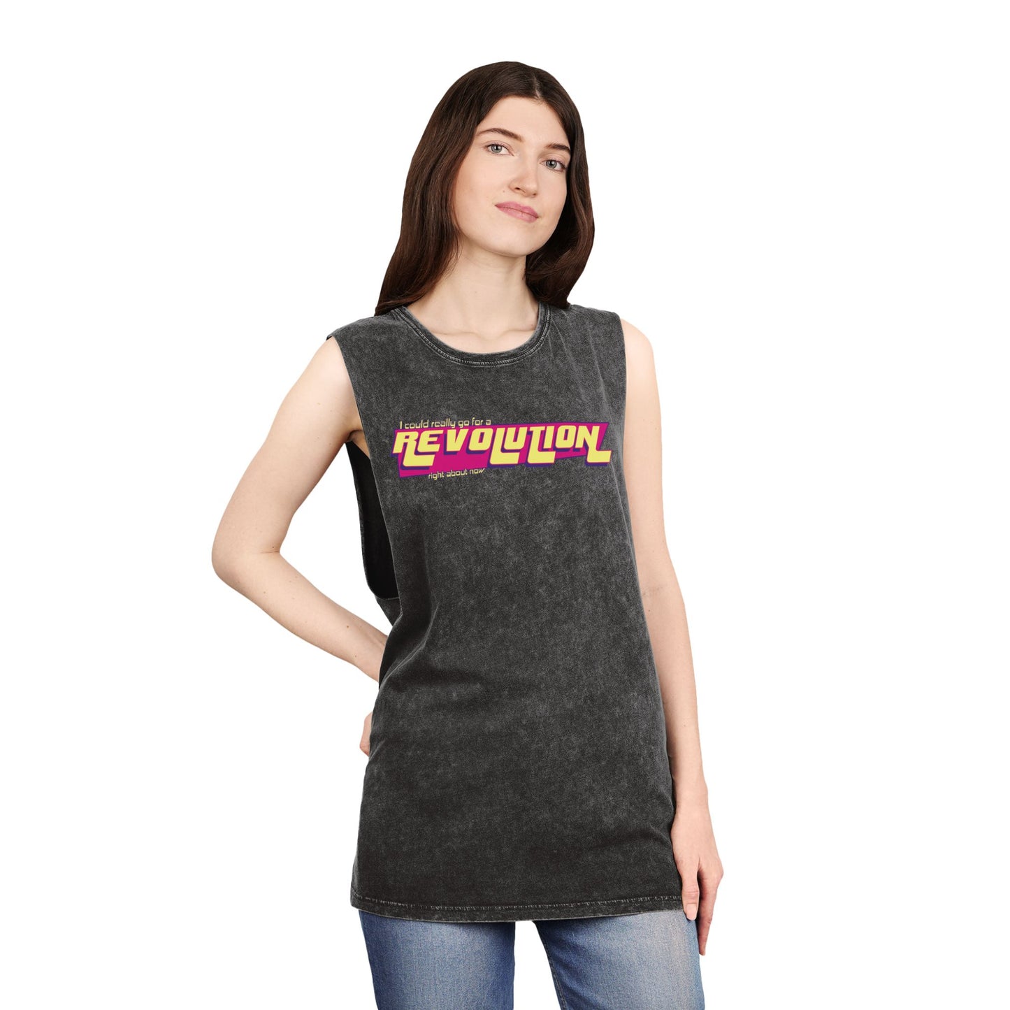 Revolution - Stonewash Tank - Unisex/Adult