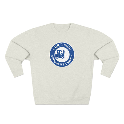 Spoonlift Driver - Cozy Crewneck Sweater - Adult/Unisex