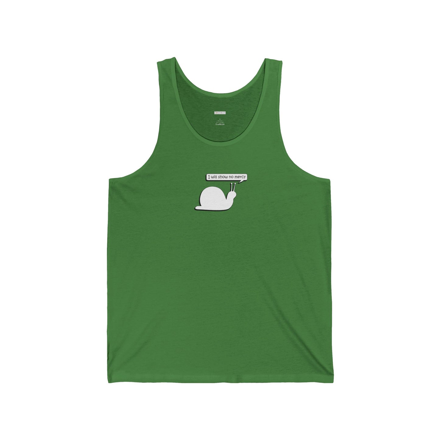 Hey Take It Easy Man - Snail - Unisex Jersey Tank - Adult/Unisex