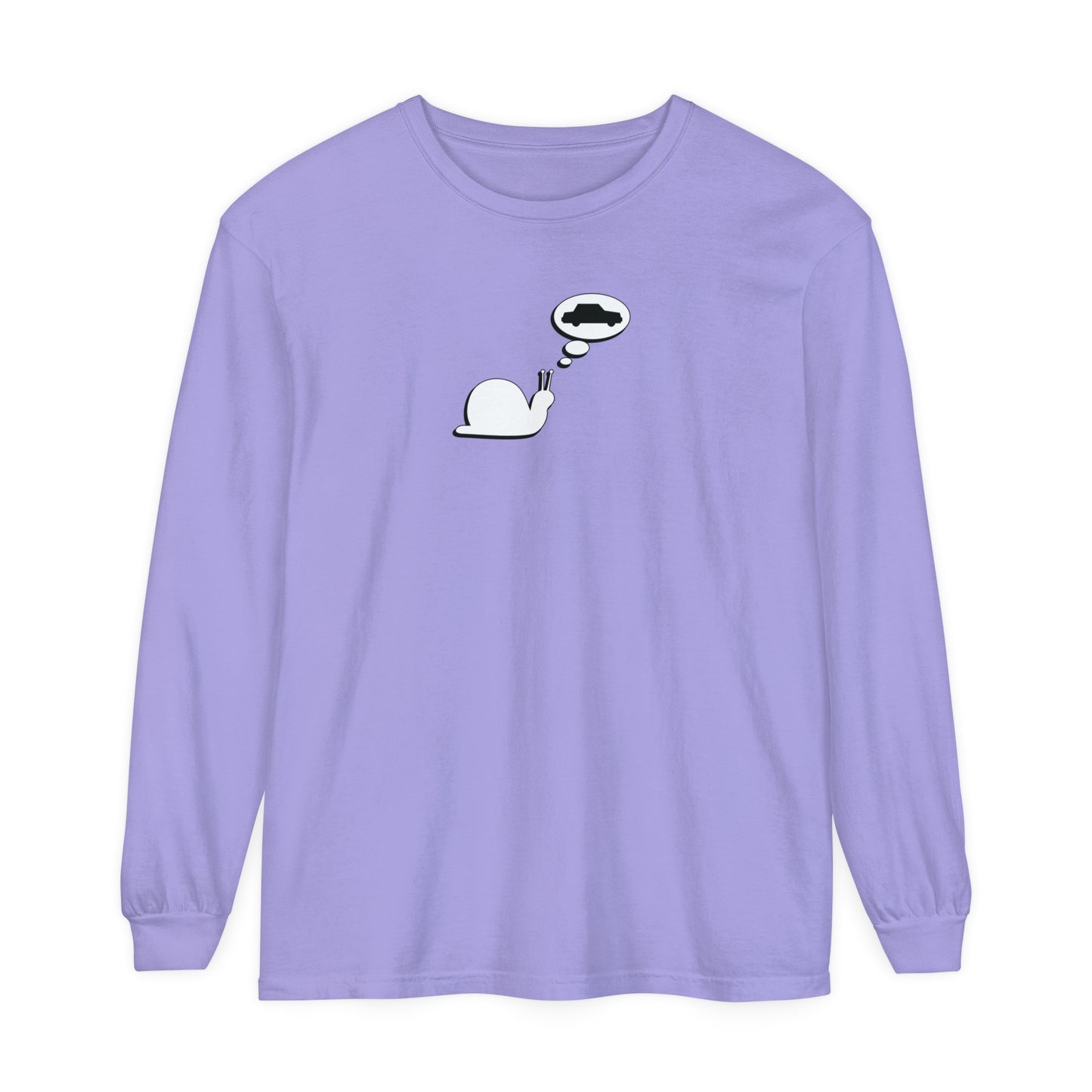 Snail Yearns to Go Fast - Comfy Long-Sleeve Shirt - Adult/Unisex