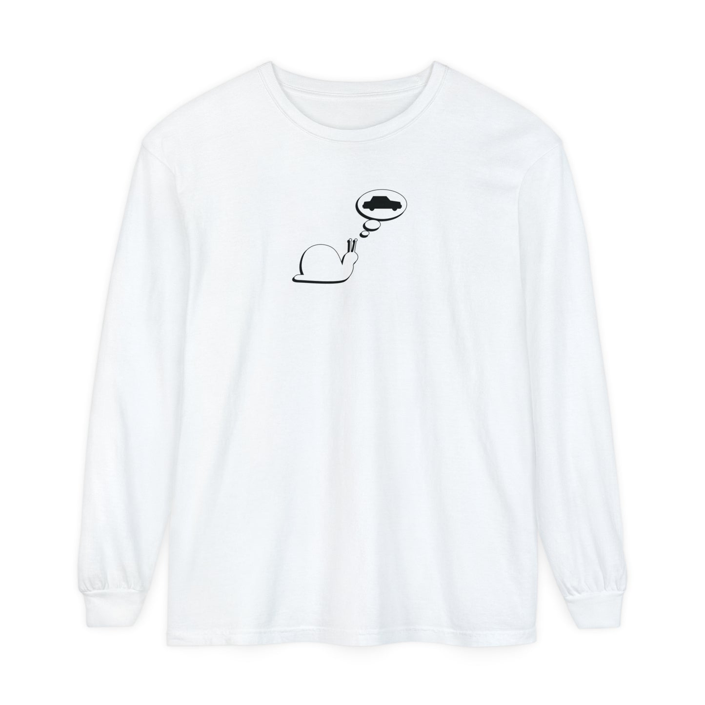 Snail Yearns to Go Fast - Comfy Long-Sleeve Shirt - Adult/Unisex