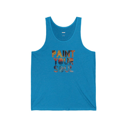 PAINT YOUR SOUL - Unisex Jersey Tank - Adult/Unisex