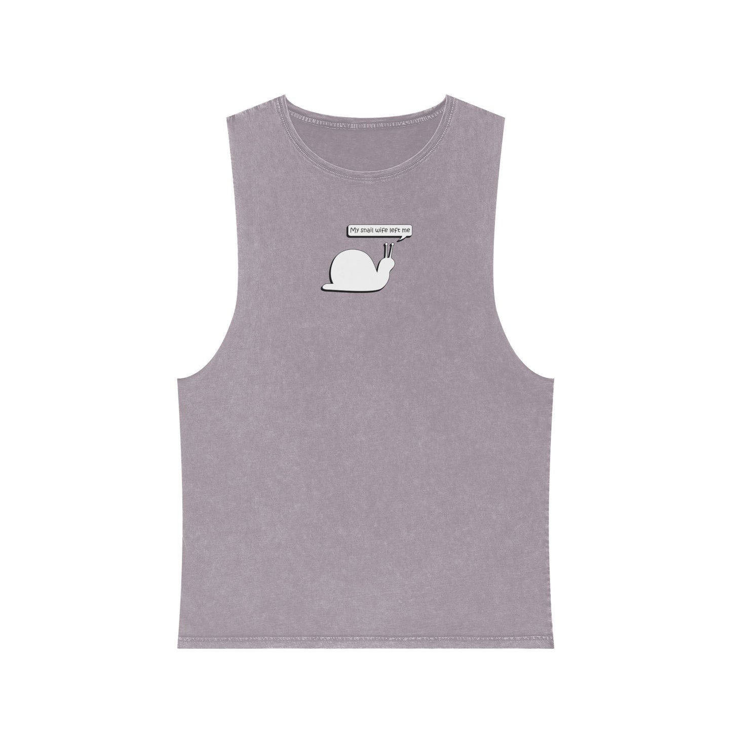 My Snail Wife Left Me - Stonewash Tank - Adult/Unisex