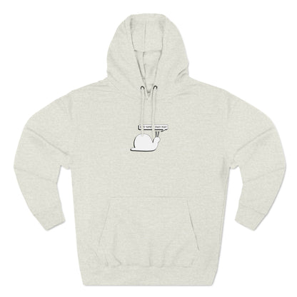 Hey Take It Easy Man - Cozy Fleece Hoodie - Adult/Unisex