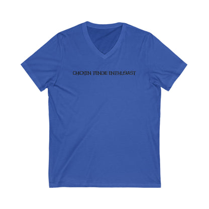 Chicken Tendie Enthusiast - Ultra-Comfort V-Neck T - Adult/Unisex