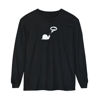 Snail Yearns to Go Fast - Comfy Long-Sleeve Shirt - Adult/Unisex