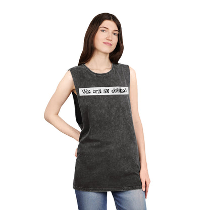 We Are So Cooked - Stonewash Tank - Unisex/Adult