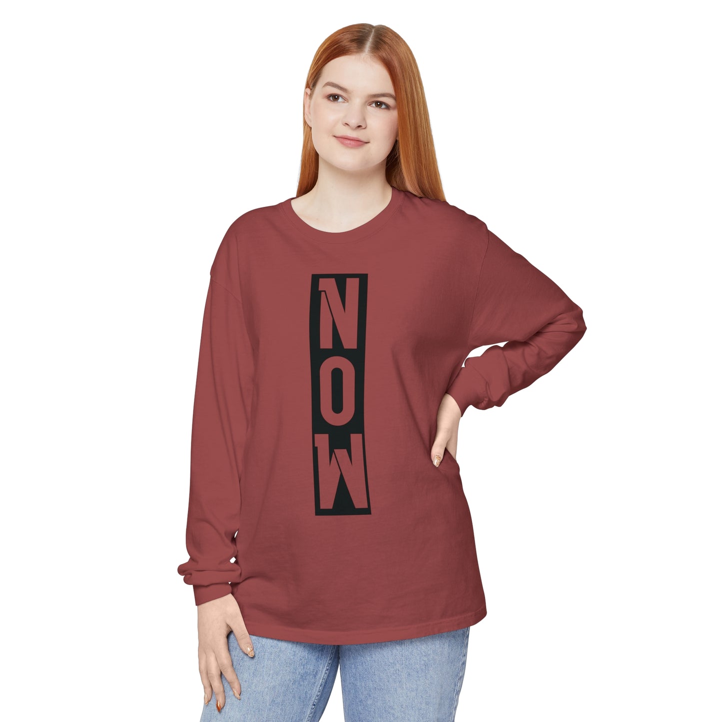 NOW - Comfy Long-Sleeve Shirt - Adult/Unisex