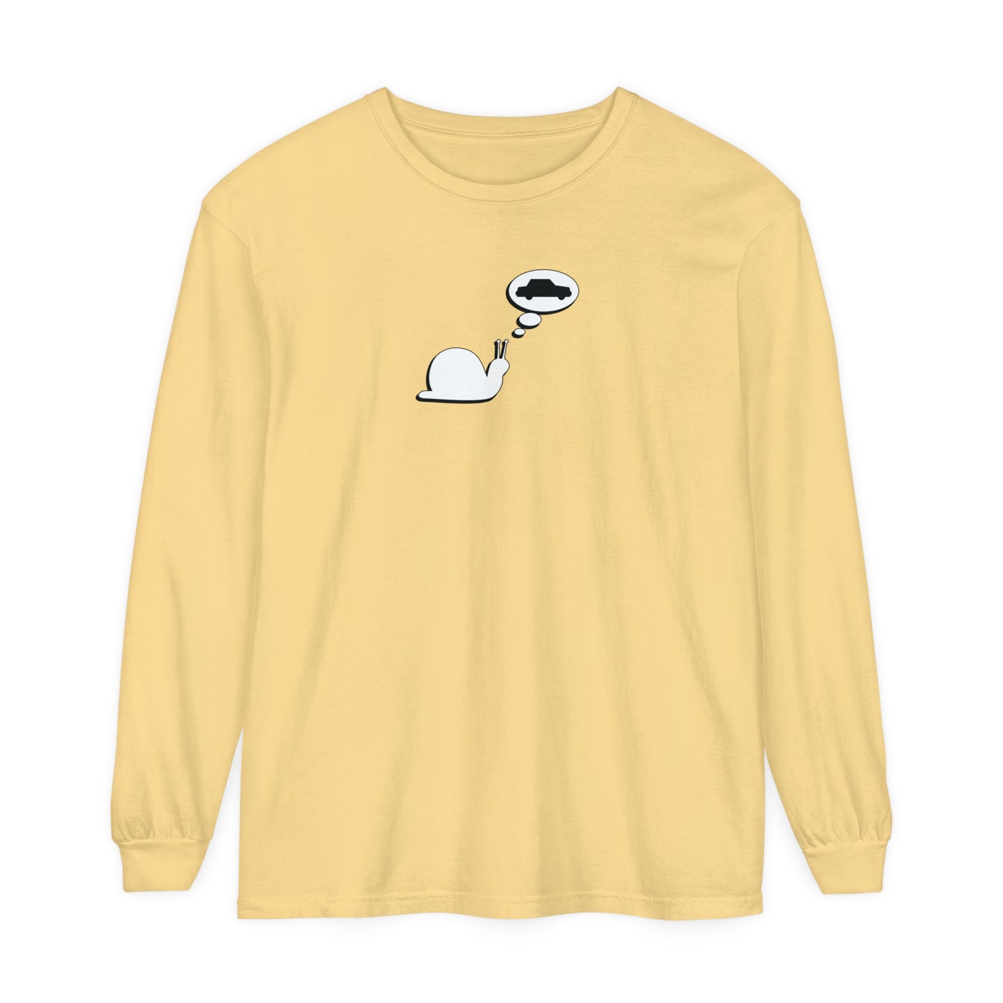 Snail Yearns to Go Fast - Comfy Long-Sleeve Shirt - Adult/Unisex